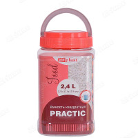 Емкость &quot;Practic&quot; квадратная 2,4 л Эльфпласт 541 х12