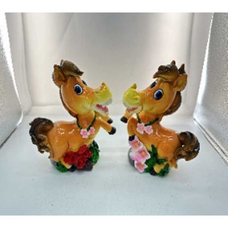 Копилка 25174 Лошадка с цветами 14 см (72)