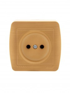 "Lezard DEMET роз. ОУ 1 мест. 16А,  ясень (основание PBT, корпус PC) 711-4700-121