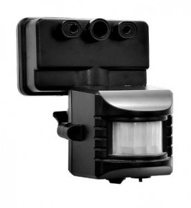 Feron датчик движения ИК настенный SEN15 с регул. освещенности 1200Вт, 12м, 120°, черный IP44 51517