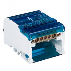 Stekker шина нулевая в корпусе на DIN-рейку 4х7 3L+PEN (кросс-модуль) LD505-407 39683