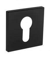 Накладка на цилиндр квадрат. РЕНЦ, черный INET 03 slim B