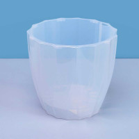 Кашпо "Флюте" 3 л со вставкой прозрачный Пласт Авеню