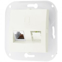 Bylectrica УЮТ мех. комп. роз. СУ RJ-45 кат 5е беж. (РК18-013)