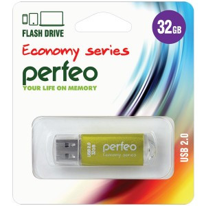 Флэш-диск USB 32GB E01 Gold economy series