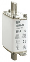 IEK Плавкая вставка предохранителя ППНИ-33, габарит 00С,  16А