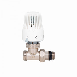 АКВАБРАЙТ Клапан термостатич д/радиатора с уплотнением угл нар-нар 1/2"х3/4", 2631