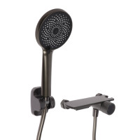 СоюзКран Смеситель для ванны с душем, картридж 35мм, цинк, графит