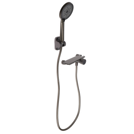 СоюзКран Смеситель для ванны с душем, картридж 35мм, цинк, графит