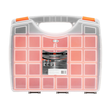 Органайзер с контейнерами 325 х 280 х 60 мм, пластик, Stels