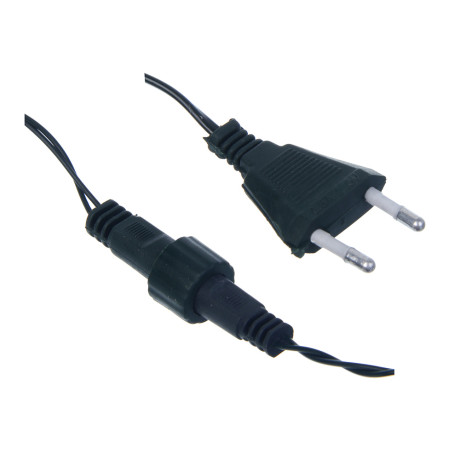 СНОУ БУМ Гирлянда эл. вьюн улич, 10м, 100LED, шампань, пост.свеч., ПВХ зеленый, коннект, 220В