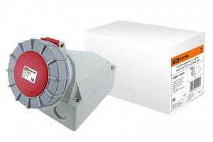 TDM розетка наружной установки 3Р+РЕ+N 125А 380В IP67 SQ0611-0016