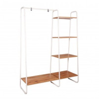 Гардеробная система с полками Скандинавия-1 Д110*Ш38,5*В147см белый ГСС1Б под заказ ЗМИ