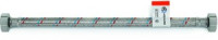AQUALINE Подводка гибкая д/воды с нак.гайками-ЛАТУНЬ,стальная оплетка 1/2&quot;-300см,(вн-вн, г/г),1424