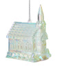 СНОУ БУМ Подвеска декоративная "Домик", 7.5х5.5х9.5 см, акрил, зеленый
