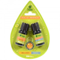 Набор эфирных масел эвкалипт и пихта 2 масла по 10 мл в блистере в форме капли