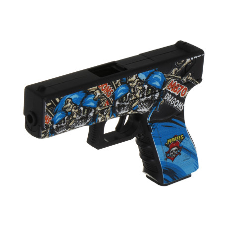 ИГРОЛЕНД Пистолет "Спецагент", гидрогелевые пули, PP, 20х14х4 см, 2 дизайна