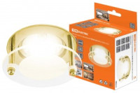 TDM GU5.3 MR16 50W св-к встр 05-02 12/220В золото литая сталь (10!) SQ0359-0019