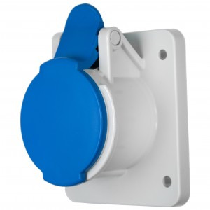 Bylectrica силовая розетка CEE 413 стационарная СУ 2P+PE 16А 220В IP44, РПС16-975