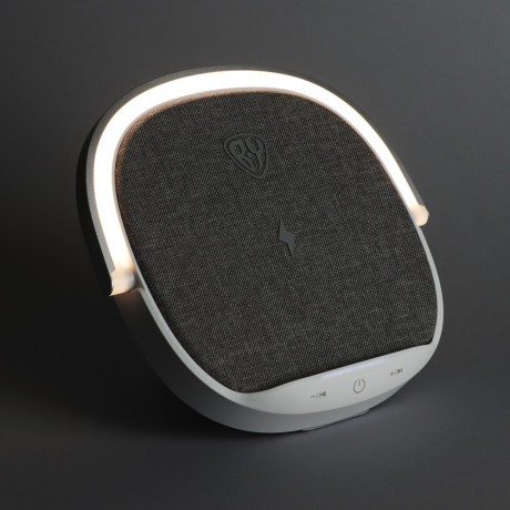 BY Колонка беспроводная Space Speaker, 10 Вт, 3.7В/4000мАч, ночник, беспроводная зарядка Qi 15W