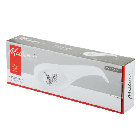 MILLIMI Китчен Подставка для ложки, 23х7х3,5см, керамика