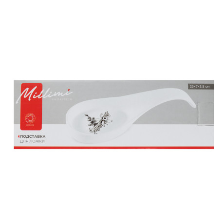MILLIMI Китчен Подставка для ложки, 23х7х3,5см, керамика