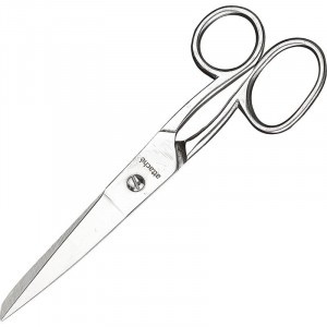 Ножницы Attache Metal 155 мм, ассиметричные ручки, цельнометаллические 843586