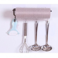 Держатель д/бумаж.полотенца и кух.аксессуаров навесной MAGIC MR-01, 22*8*9,5см, металл, 8428 Mallony