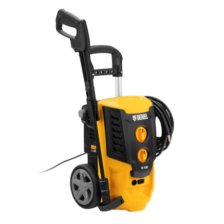 Моечная машина высокого давления R-180, 2200 Вт, 180 бар, 380 л/ч, колесная Denzel