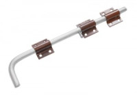 Засов Домарт универсальный ЗУ-400 мод.2 медь антик. d-16мм5)