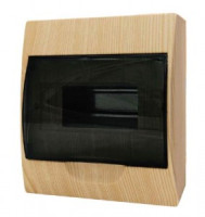 EKF PROxima бокс (корпус) пластик ЩРН-П-8 модулей навесной СОСНА (светлое дерево) IP41