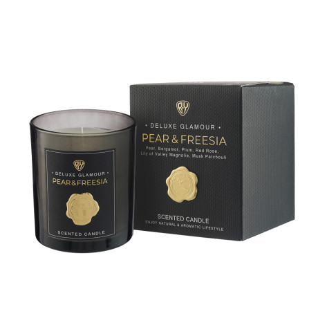 BY Свеча ароматизированная Deluxe Glamour, 200гр., Pear&Freesia