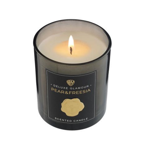 BY Свеча ароматизированная Deluxe Glamour, 200гр., Pear&Freesia