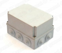 GREENEL Коробка распред. ОУ 190х140х120мм, IP44, 10 гермовводов (12шт) GE41245