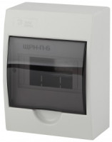 ЭРА SIMPLE бокс (корпус) пластик ЩРН-П- 6 мод. навесной БЕЛЫЙ с дымчатой дверцей IP41 9029