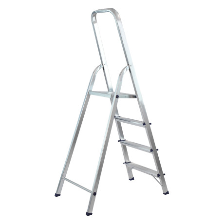 Стремянка усиленная, 4 ступени, алюминиевая, MTX