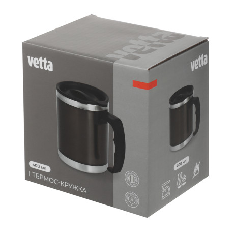 VETTA Термос-кружка 400мл, нерж. сталь