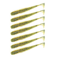 KAIDA Приманка силиконовая ТВИСТЕР 3,8&quot;, 10см, 4гр, HT007, 7шт