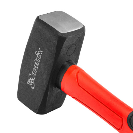 Кувалда optimal, 1500 г, фибергласовая обрезиненная рукоятка Matrix