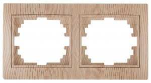 ЭРА Intro Plano рамка, СУ 2 мест. сосна, 1-502-11, Б0030097
