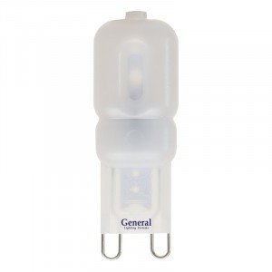 General G9 220V 4W(215Lm) 4500K 4K 47,5x16,2 пластик, матовый 653500