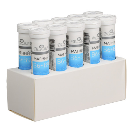 БАД" Магний B6 + В9" Мирролла,20 шип.табл