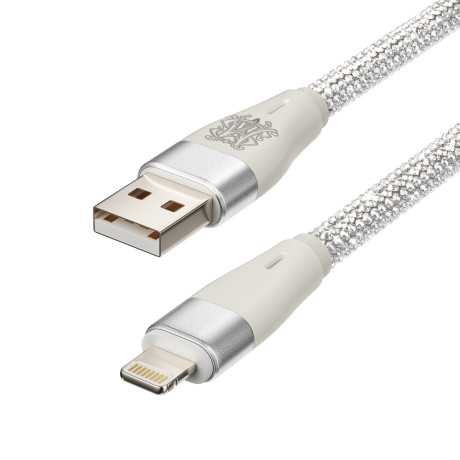 BY SM Кабель для зарядки КРИСТАЛЛЫ iP, 1м, 2.4А, Быстрая зарядка