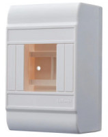 Lezard LUXRAY бокс (корпус) пластик КМПн- 4 мод. без крышки, навесной БЕЛЫЙ IP40