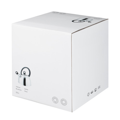 Чайник стальной 2.5л "Кампо" индукция