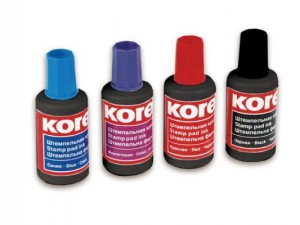 Краска штемпельная  фиолетовая '71344 Kores 3794