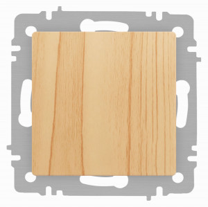 ЭРА Intro Accent мех. выкл. (перекл.) СУ 1 кл. перекрест. 10А 250В, сосна 6-108-11