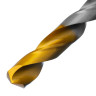 Сверло спиральное по металлу 10 x 133 мм, Р6М5, Golden Tip Denzel