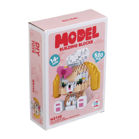 Конструктор мини 3D "Зверята", ABS, 11,5х4,5х16см, 4 вида