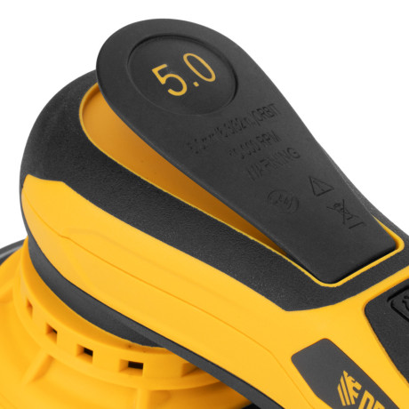 Машина шлифовальная орбитальная бесщет OS-150-BL, 350 Вт, 4000-10000 об/мин Denzel